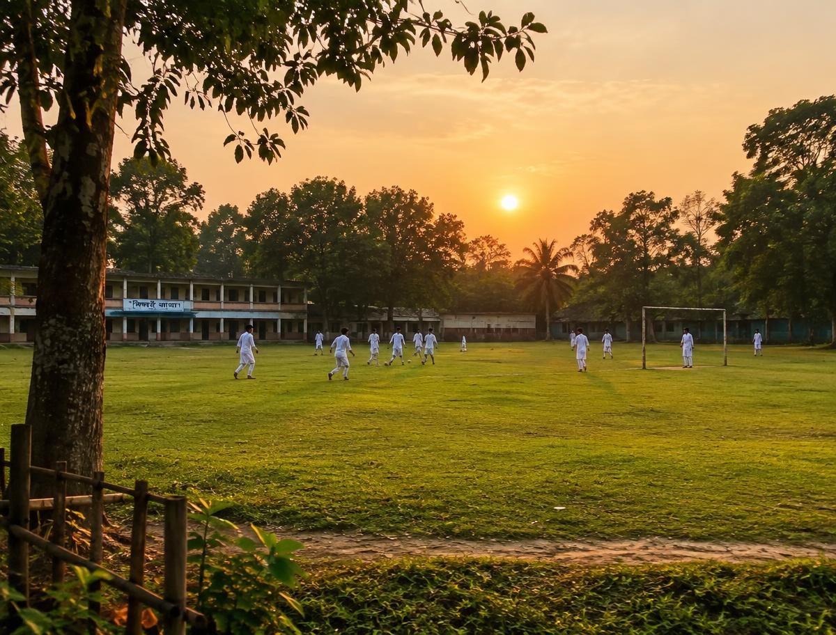ক্যাম্পাসের দৃশ্য